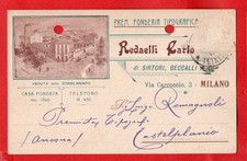 MILANO- FONDERIA TIPOGRAFICA REDAELLI CARLO vg 1904