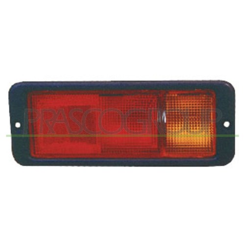Fanale destro arancio rosso