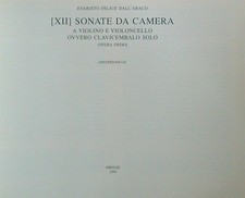 (XII) SONATE DA CAMERA : A