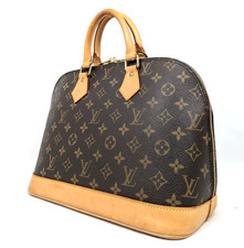 Borsa a mano Louis Vuitton Alma PM M51130 monogramma tela borsa vintage autentica