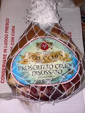 prosciutto crudo dolce disossato 9 mesi peso circa 6,500 kg prezzo € 11,50 al kg
