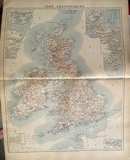 Carta Geografica " Isole UK "