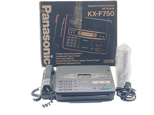 Telefono fax vintage - 📠,