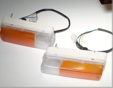 ALFA ROMEO GIULIA NUOVA SUPER - COPPIA FANALINI ANTERIORI BIANCHI/ARANCIO