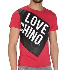 T SHIRT LOVE MOSCHINO ROUGE