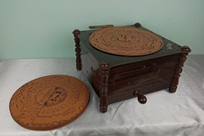 Organo a manovella 24 Note ARISTON epoca 1880 1900 Conservato Museale 19 dischi