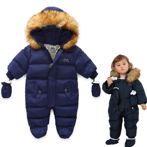 Tuta neve spessa - da, navy