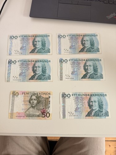 550 corone svedesi sek - 550,