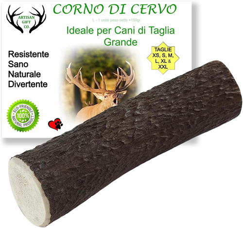 Corno cervo per cani - corno, di
