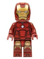 Lego Super Heroes Minifigure Iron Man Mark 3 Armor SH0825 (Set 76216) - Neuf/New