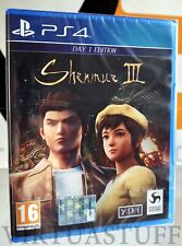 SHENMUE III 3 DAY ONE EDITION, SONY PLAYSTATION 4, PS4 ITALIAN MARKET, BRAND NEW