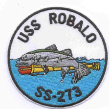3" NAVY USS SS-273 ROBALO