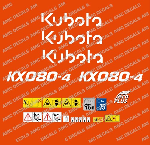 Kubota kx080 mini digger - mini,