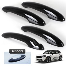 4x per MINI R60 Countryman Cooper S 2011-2016 nero lucido guarnizione maniglia porta