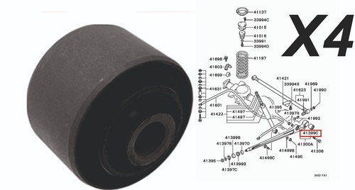 Silentblock kit puntone - 4,