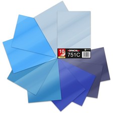 Fogli DIN A4 set di 10 blu