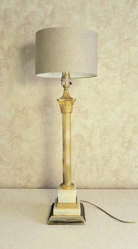 Table lamp antique - lamp, french