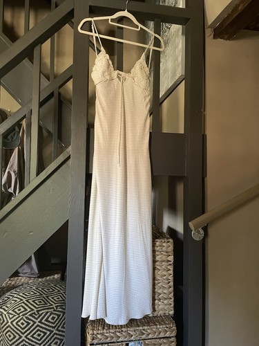 Abito lungo zara oyster bianco - abito,