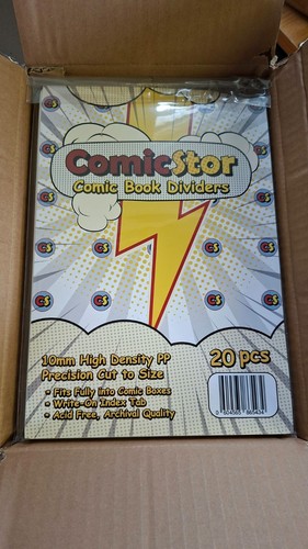 Comicstor comic book dividers - comicstor,