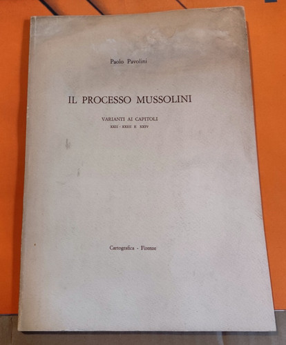 Paolo pavolini il processo - :,