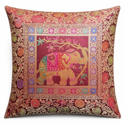Copricuscino elefante broccato