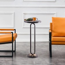 Tavolino rotondo nero - , 12"