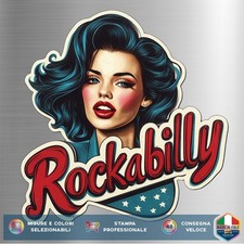 Sticker PIN UP Retro Girl