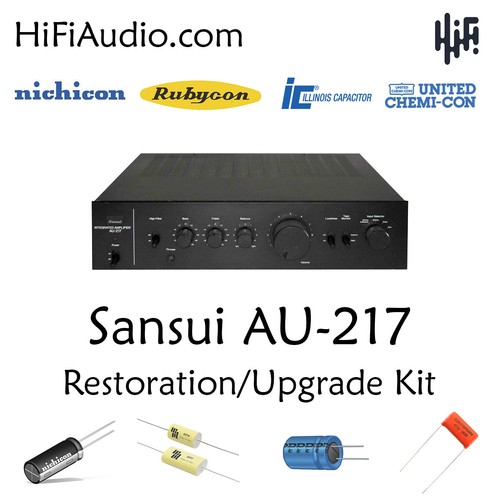 Sansui 217 ricostruzione - au-217,