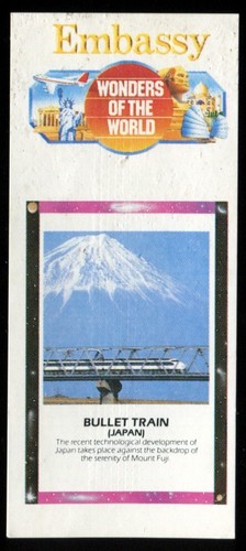 Tobacco card embassy wonders - tobacco, embassy,