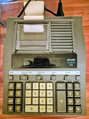 Calcolatrice vintage olivetti - vintage,