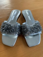 Zara ciabatte argento taglia