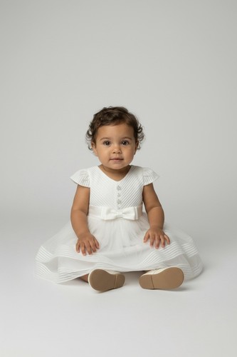 Abito bambina tulle - , raso