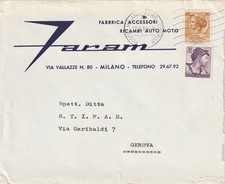 VALORI GEMELLI ORDINARIE DIFFERENTI 30£ SIRACUSANA+MICHELANGIOLESCA 12.3.64