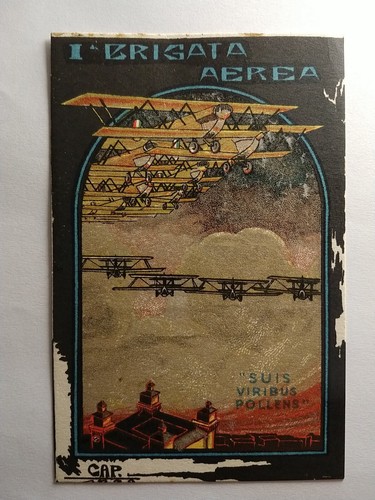 Cartolina aviazione brigata - cartolina,
