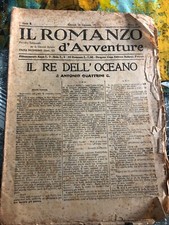 Il Romanzo D' Avventure 18 gennaio 1912 n. 37 Il Re dell' Oceano A. Quattrini G.
