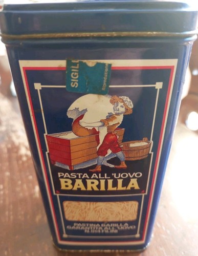 Scatola latta epoca barilla - di,