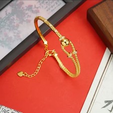  Bracciale Regolabile in Oro