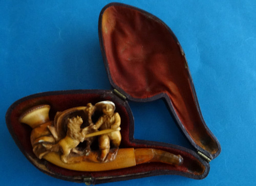 Antica pipa schiuma - pipa, in
