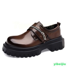 Men's Zipper Platform Thick