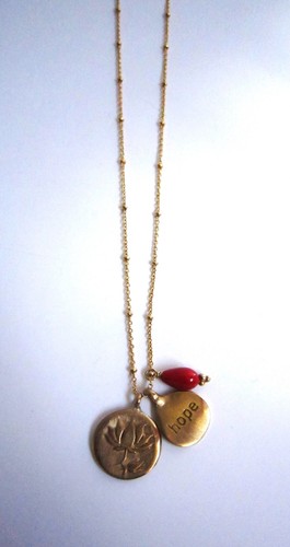 Collana medaglioni pietre