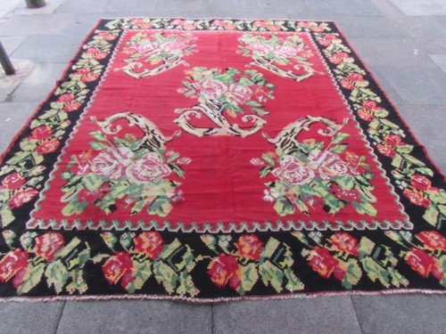 Antica lana rossa orientale - rossa,