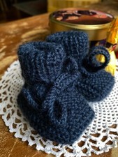 Scarpine Neonato Unisex 0-3 mesi - fatte a mano 