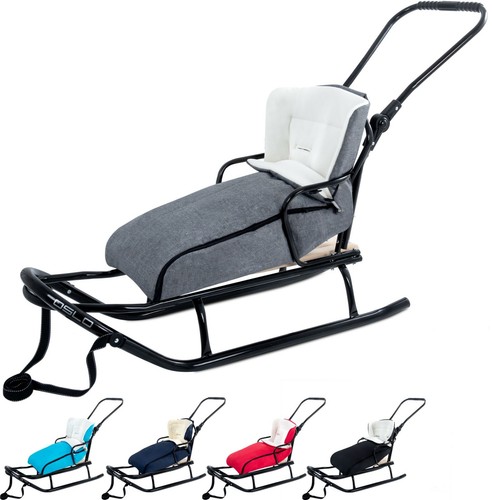 Slitta metallo con - in,