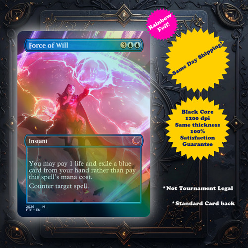 Force will foil - of, custom