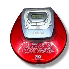 PHILIPS Coca-Cola CD Player Vintage DBB – Si accende
