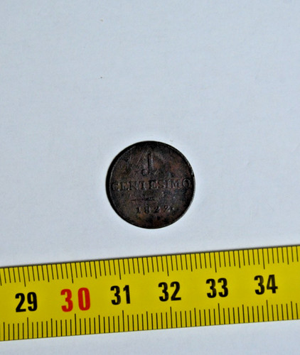 Moneta centesimo 1822 zecca - 1,