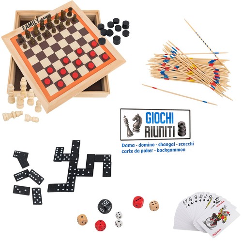 Scacchi dama domino carte dadi - dama,