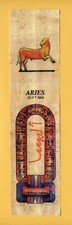 SEGNALIBRO PAPIRO EGIZIANO EGITTO ARIETE SEGNO ZODIACALE ORIGINALE LIBRO