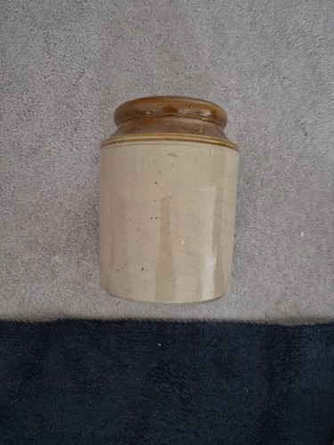Vintage stoneware jar - jar, /
