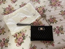 GUESS; borsa pochette a tracolla; donna; Nera